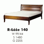 Кровать R-Łoże  140 x 200 (без матраца) RAWENO мебель ТАРАНКО
