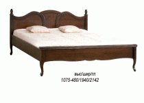 Кровать W-łoże F 180 (без матраца) спальня WERSAL,мебель TARANKO